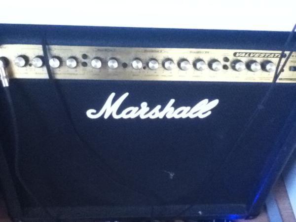 My new baby!! 100 watts of pure British Marshall!