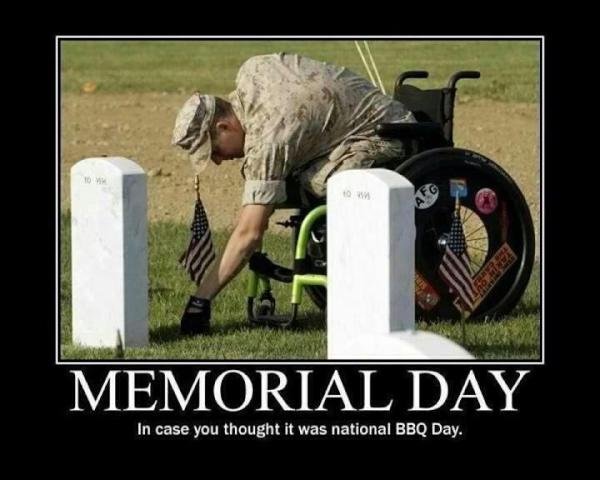 Happy Memorial Day Weekend! Lets not forget the real reason for this holiday... http://t.co/YTgQfhha<a href="/tag/notamorningperson"class="tags"><span>#notamorningperson</span></a>