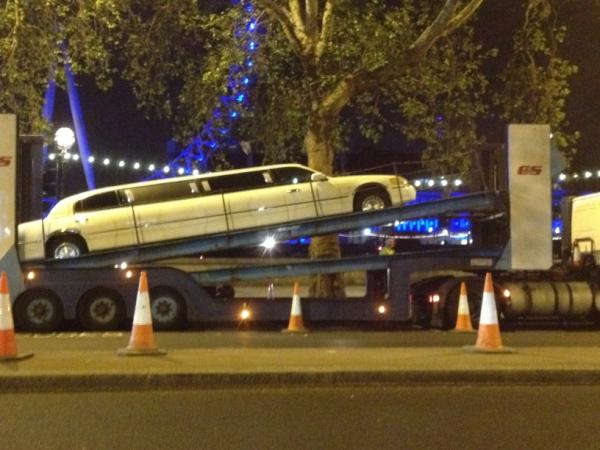 kudos2me's tweet photo. Limo got towed...again http://t.co/f22ITtwU