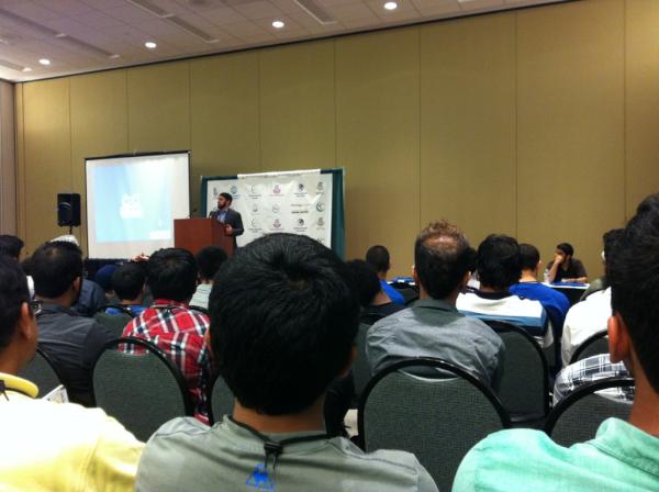 AbdulNasirJ's tweet photo. Imam @KLatif giving brothers advice on how to avoid social evils. #ICNA2012 #YM2012 http://t.co/34HGGgCF