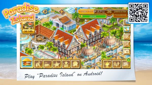 Machen Sie mit bei Paradise Island für Android bit.ly/tw_island #Android #Androidgames #Gameinsight