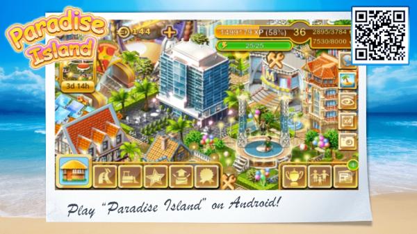Machen Sie mit bei Paradise Island für Android bit.ly/tw_island #Android #Androidgames #Gameinsight