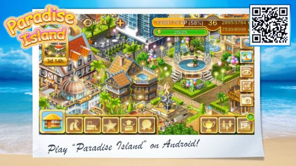 Machen Sie mit bei Paradise Island für Android bit.ly/tw_island #Android #Androidgames #Gameinsight