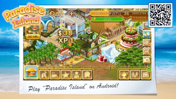 Machen Sie mit bei Paradise Island für Android bit.ly/tw_island #Android #Androidgames #Gameinsight