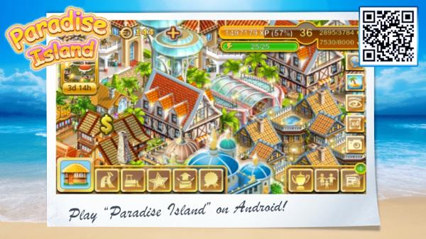 Machen Sie mit bei Paradise Island für Android bit.ly/tw_island #Android #Androidgames #Gameinsight