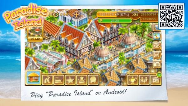 Machen Sie mit bei Paradise Island für Android bit.ly/tw_island #Android #Androidgames #Gameinsight