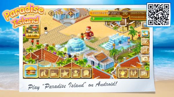 Machen Sie mit bei Paradise Island für Android bit.ly/tw_island #Android #Androidgames #Gameinsight