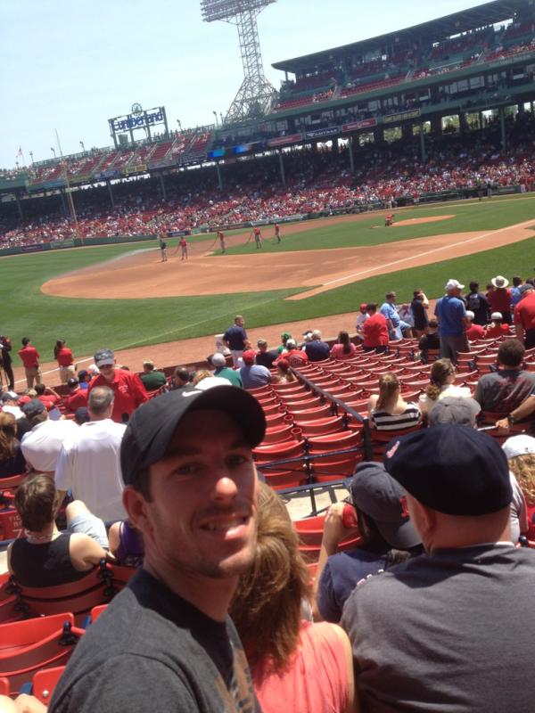 Slinger26's tweet photo. Beautiful day for a ball game at Fenway! http://t.co/LC1liw1p
