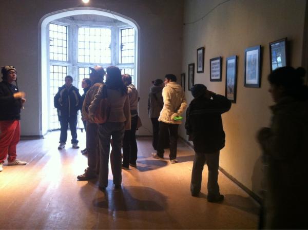 Nuestras visitas en #DíaDelPatrimonio  en compañia gran circo teatro