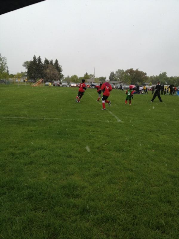 mrsbedore's tweet image. Can u see the snow?? Baby, it's cold outside!! Soccer tournament in Swift current!! #pantleg