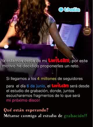 thalia_Reina's tweet photo. Sigue la cuenta de @thalia si quieres conocer su nueva canción sigue la thalia Follow http://t.co/HDX5ySPX