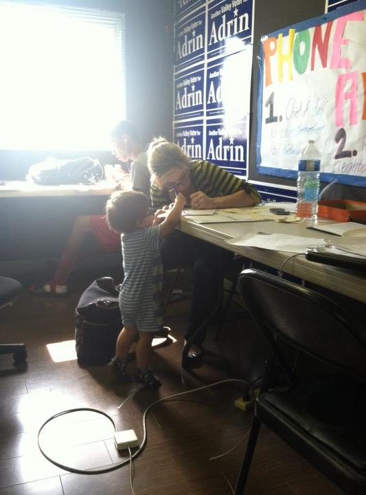 adrinnazarian's tweet photo. Our best volunteer getting to work http://t.co/QC6axWAR