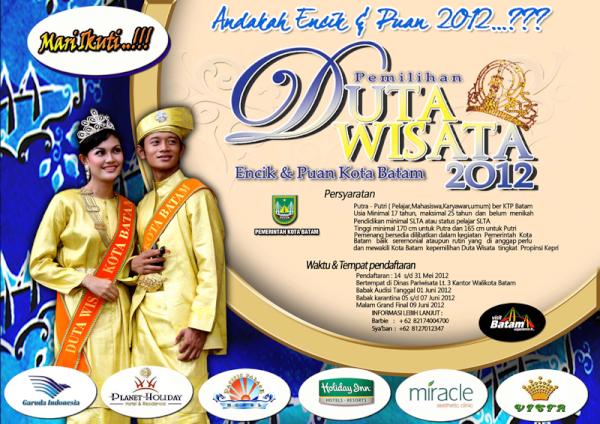 mari berpartisipasi dlm duta wisata