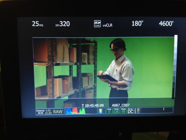 Green screen shoot with <a href="/HowyBratherton/">Howy Bratherton</a> in the studio today #fb
