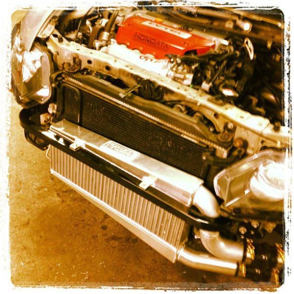 importdps's tweet photo. @HondaDay @Full_Race what do you think of this Intercooler :)  Another Import DPS 8thgen Si Build http://t.co/QEqG33uc