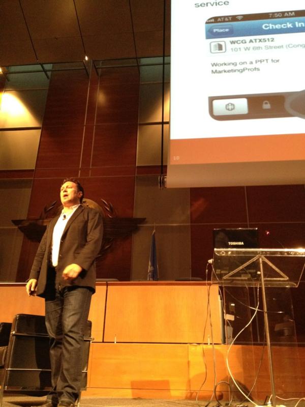 AaronStrout's tweet image. RT @jowyang: Watching @AaronStrout share location based technologies and future of mobile at #webcomMt