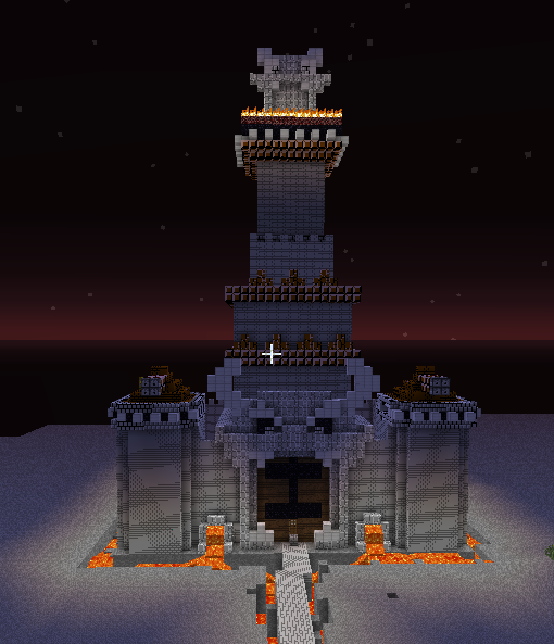bentothemax's tweet photo. @jeb_  Like My To Scale bowser castle from Mario bros??? =D http://t.co/rJZXTvsT
