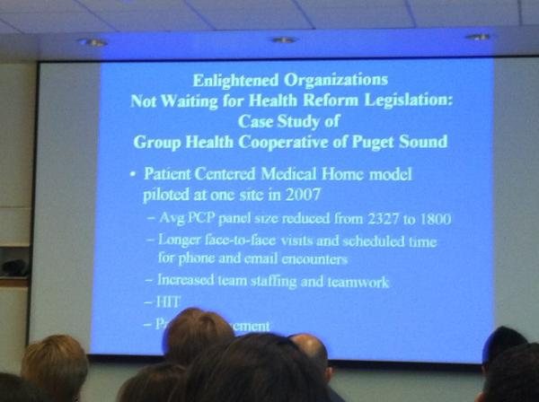 UCLASARx's tweet photo. Results of Patient Centered Medical Home at Puget Sound http://t.co/2w5sp9gX