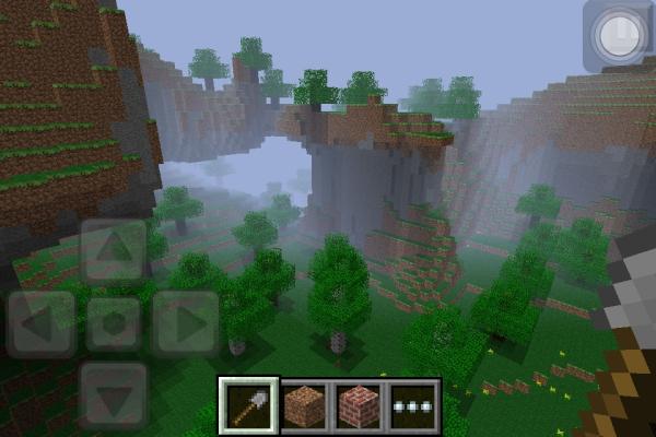 PocketMinecraft's tweet photo. @MinecraftImages this map is just fine! Bad thing I don't remember the seed http://t.co/7Mc7nSGu