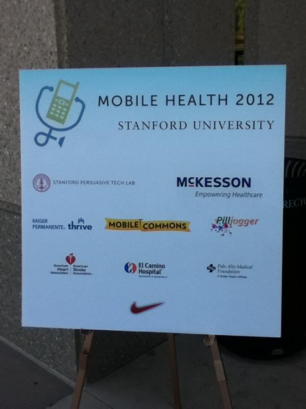 cousroz's tweet photo. #MH2012 @ #Stanford - how do we use technology, design, and medical knowledge to improve #health? http://t.co/Mo8qkDvH
