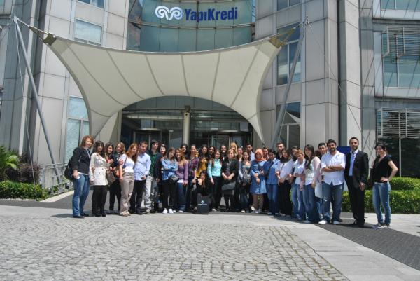 MYO'muzun Bankacılık ve Sigortacılık öğrencileri Yapı ve Kredi Bankası'nın Bankacılık üssü ve akademisini ziyaret etti.