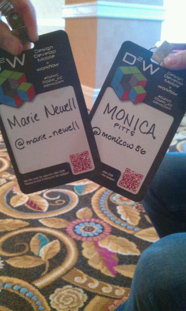 neatandnimble's tweet image. Just got checked in at #D2WC