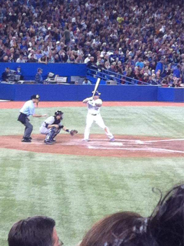 RichardShwartz's tweet photo. Was at the BJ game last night could keep my eyes off how shitty Brett lawrie is! :D http://t.co/OgkvSEoY