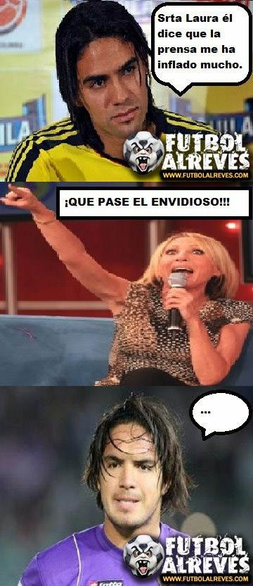 Falcao y Juan Vargas