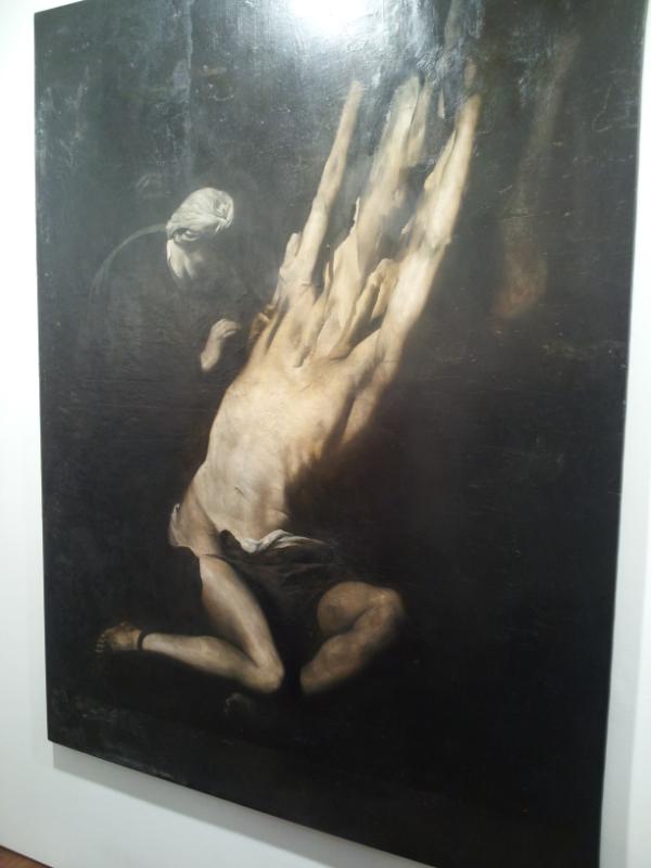 #artsylive Nicola Samori "The Venerable Abject" @ Ana Cristea gallery. Haunting. Incredible.