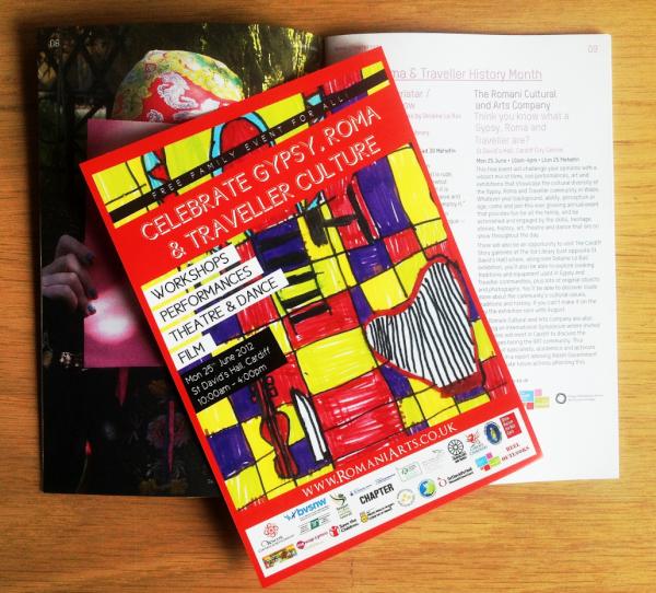 HypeOnWorks's tweet photo. Good to see @RomaniArts and their marketing material featuring in the Chapter programme. http://t.co/QLCClFn5