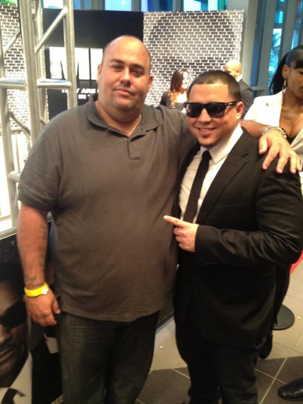 STISMYHERO's tweet photo. Good times seeing my boys at the MIB3 premier @DJCHINO @MRMAURICIO @PANCHO305 @Pitbull @SPACE305 http://t.co/dedrFju2