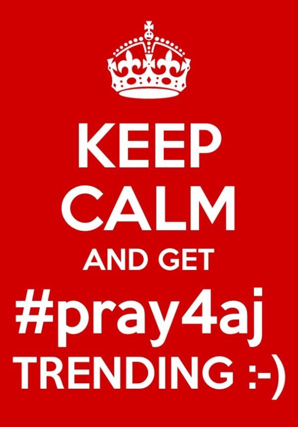 ajfmradio's tweet photo. @wishradiouk: Plz help us get #pray4aj trending thanks :-) http://t.co/bo8HvSt0 http://t.co/sPieZhfU