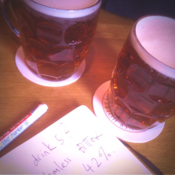 hellothisisgee's tweet image. Drink 5. Directionless Bitter. 4.2% #PiChallenge @neilsft @pichorlton @Gigahearts_FX