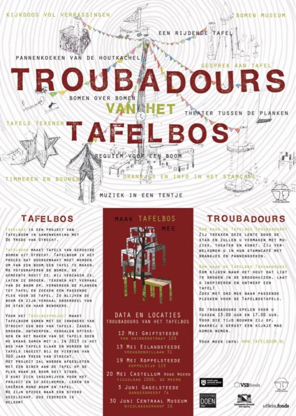 TamiradePijper's tweet photo. Kom zaterdag kijken @Koppelsteede Muziek theater en kunst in #lunetten #vredevanutrecht #tafelboom http://t.co/iW3muhM8