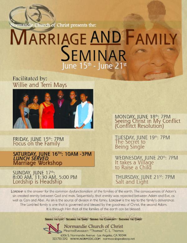JuJees10's tweet photo. Marriage and Family seminar coming...check out the flyer! http://t.co/Ms4fiUsN
