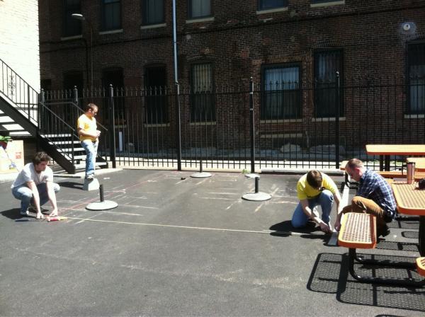 Archventures's tweet photo. Laying out the deck for Haley House
#designbuild #Haley house #community design http://t.co/gqymbnaq