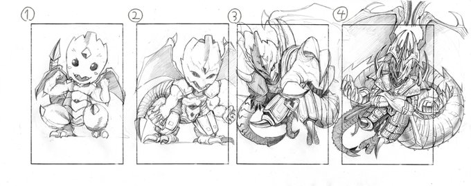 DM的なカッコイイのにしたかったんだ!もっとがんばりたい 