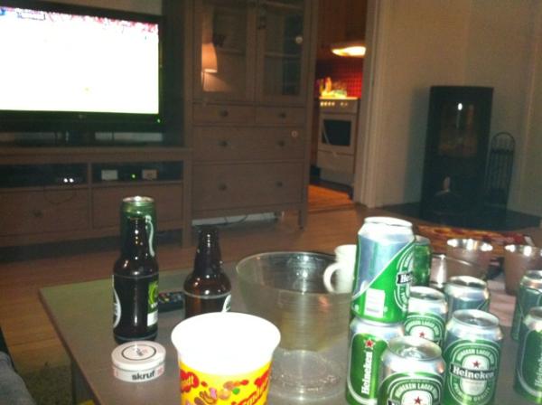 Øl, Tottenham drakt og CL finale