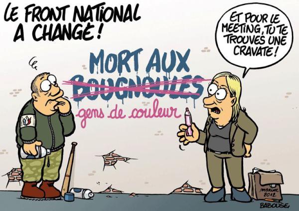 lePANDAlicra's tweet photo. Le FN d'aujourd'hui, c'est un peu ça.  #ONPC http://t.co/2RloFZhb