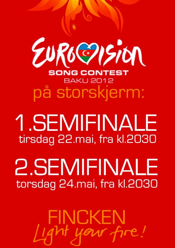 FinckenBar's tweet photo. Vi viser begge Eurovision-semifinalene på storskjerm. Så Fincken har ekstra åpent på tirsdag. Hurra! http://t.co/1WI7XQ6n