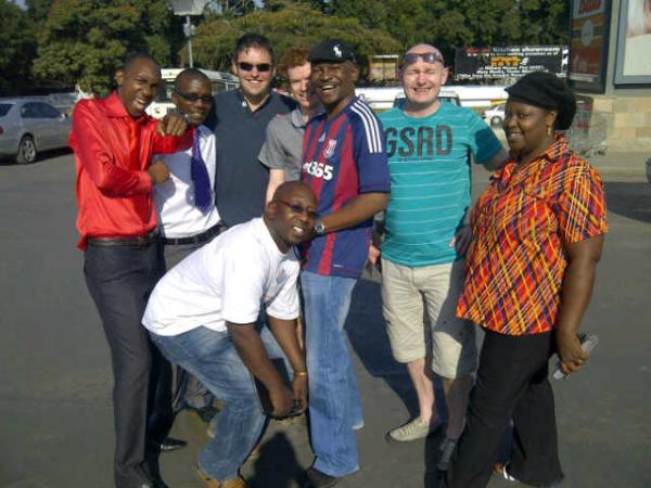BCCUganda's tweet photo. RT @MrJamesGalloway: The gang... http://t.co/W8dUrzRm