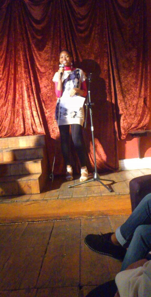 Kaabwe's tweet image. great listening to poets like @VangileMakwakwa @JacquiThePoet #powertree @basanimushwana