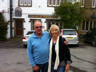 MacleodJan's tweet photo. Jan &amp;Jeff at lunch at The Inn at Whitewell http://t.co/v7xgY2I3