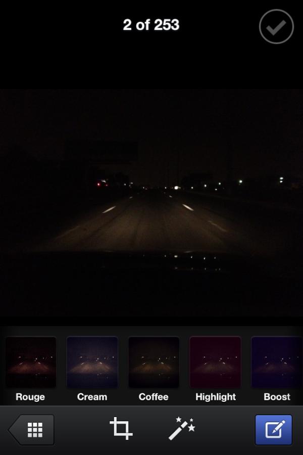 DeanBatt's tweet image. The new #FacebookCamera app is rubbish, who names a filter 'coffee' and 'cream'. #Instagram kills it 👍