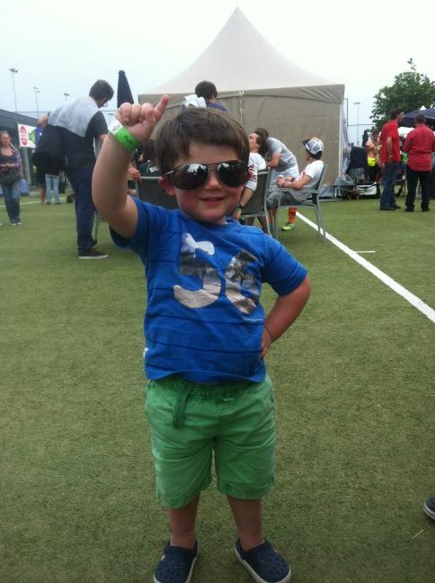 Mille at Belgium hockey finals