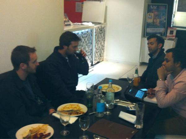 UnicityOxford's tweet photo. Edd &amp; James @AzizExpress Oxford great plans coming up website almost completed http://t.co/F7Vfttkj