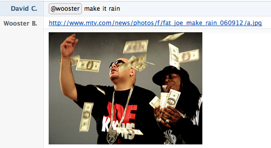 dcancel's tweet image. Our chat bot at @HubSpotDev kicks your bots ass! /cc @kneath #hubot #makeitrain