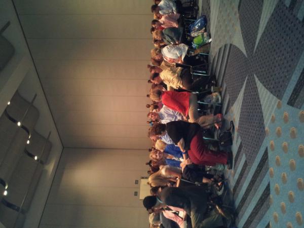 Standing room only in Shawn Achor's session happening now! #vhalc