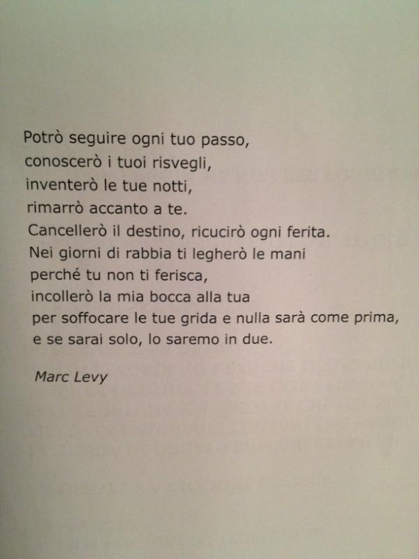 Buongiorno...una poesia di Marc Levy.