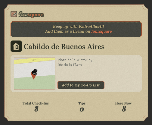 PadreAlberti's tweet photo. Estoy en el Cabildo (Plaza de la Victoria, Río de la Plata) foursquare http://t.co/oshKNk53